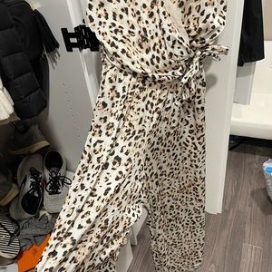 Greylin cheetah jumpsuit